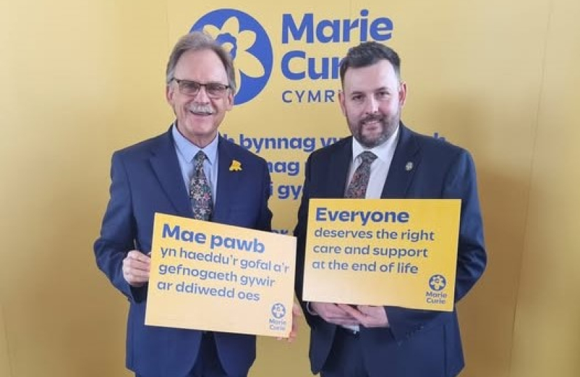Mark Isherwood: People of North Wales Urged to Support 40th Marie Curie Great Daffodil Appeal
