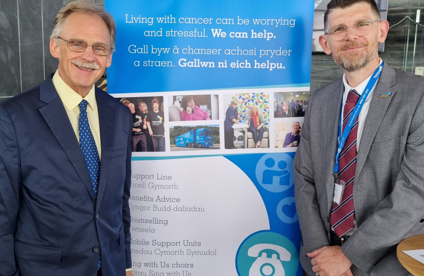 MS Joins Supporters at Tenovus Cancer Care Summer Tea Party in the Senedd