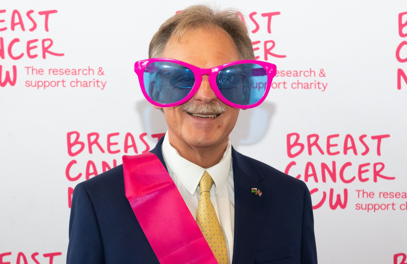 MS Wears It Pink In Support Of Breast Cancer Now Campaign 