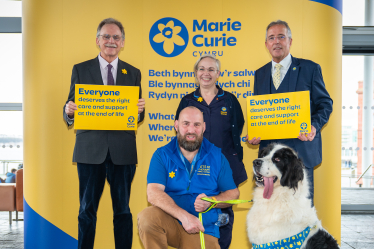MS backs Marie Curie Great Daffodil Appeal and urges people in North Wales to support campaign